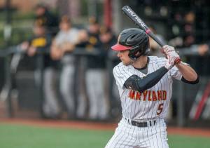 Brandon Lowe hit his conference-leading ninth home run of the season on Sunday.  (Photo: Alexander Jonesi)